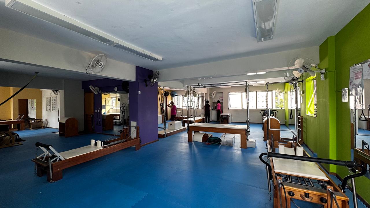 Espaço amplo e equipado da Vita Pilates no bairro Anchieta